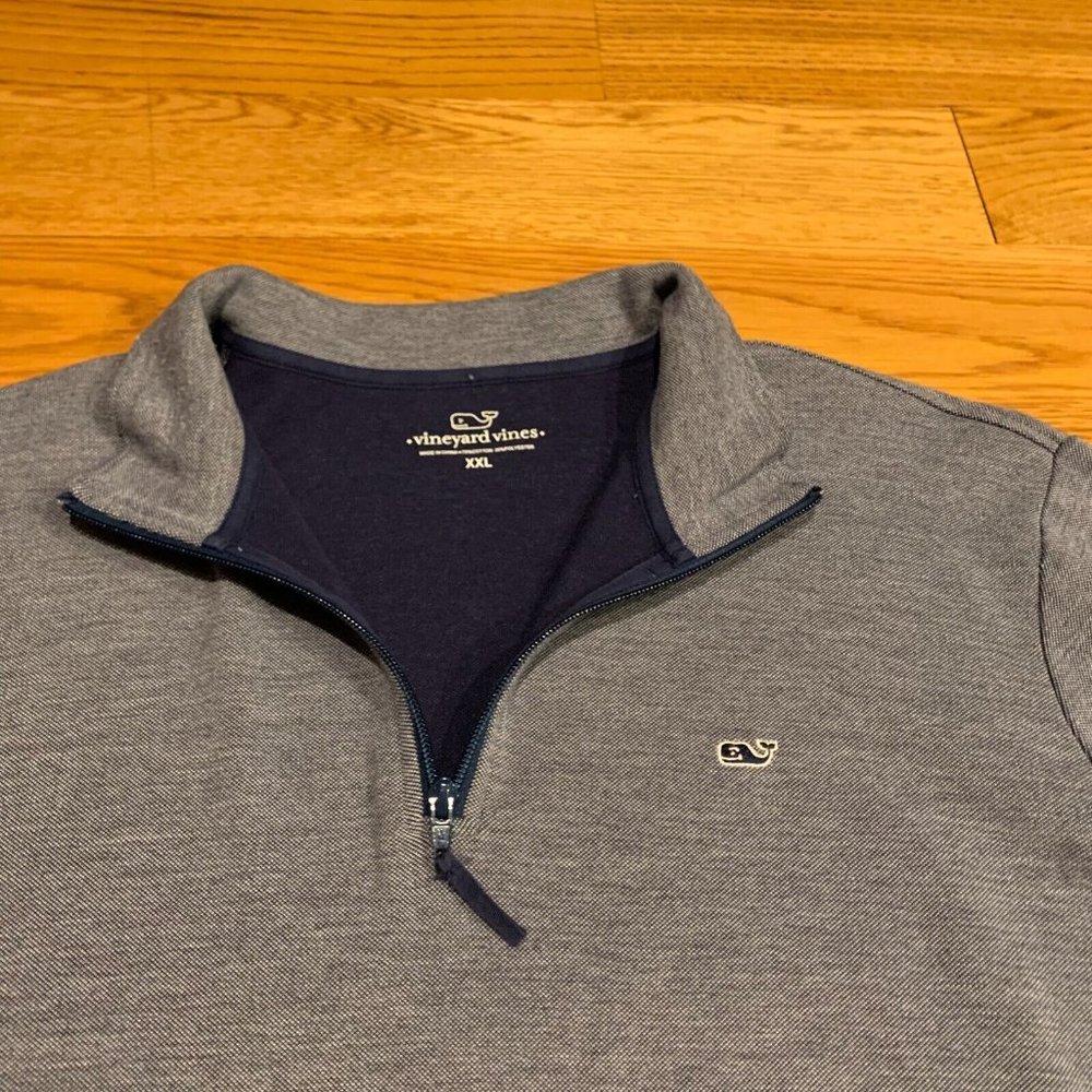 vineyard vines quarter zip pullover ⛵️ 2xl - Picture 2 of 12